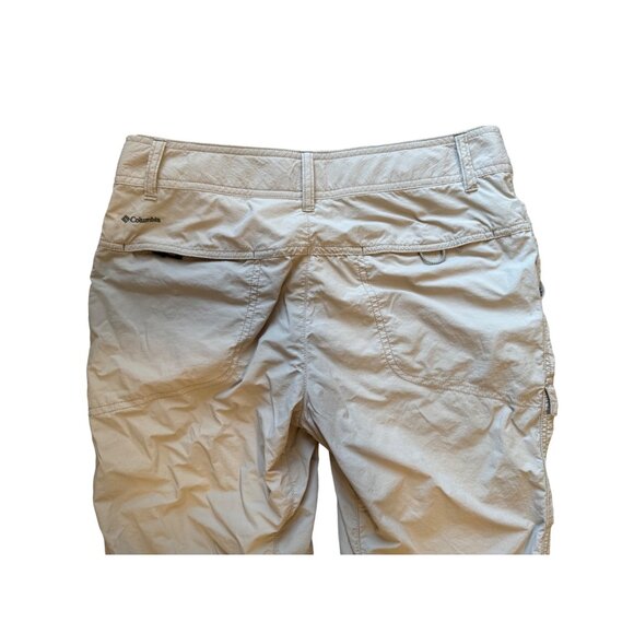 Size 6 Women's COLUMBIA Tan Utility Pants Hiking Travel Fitness Outdoors - Picture 9 of 11